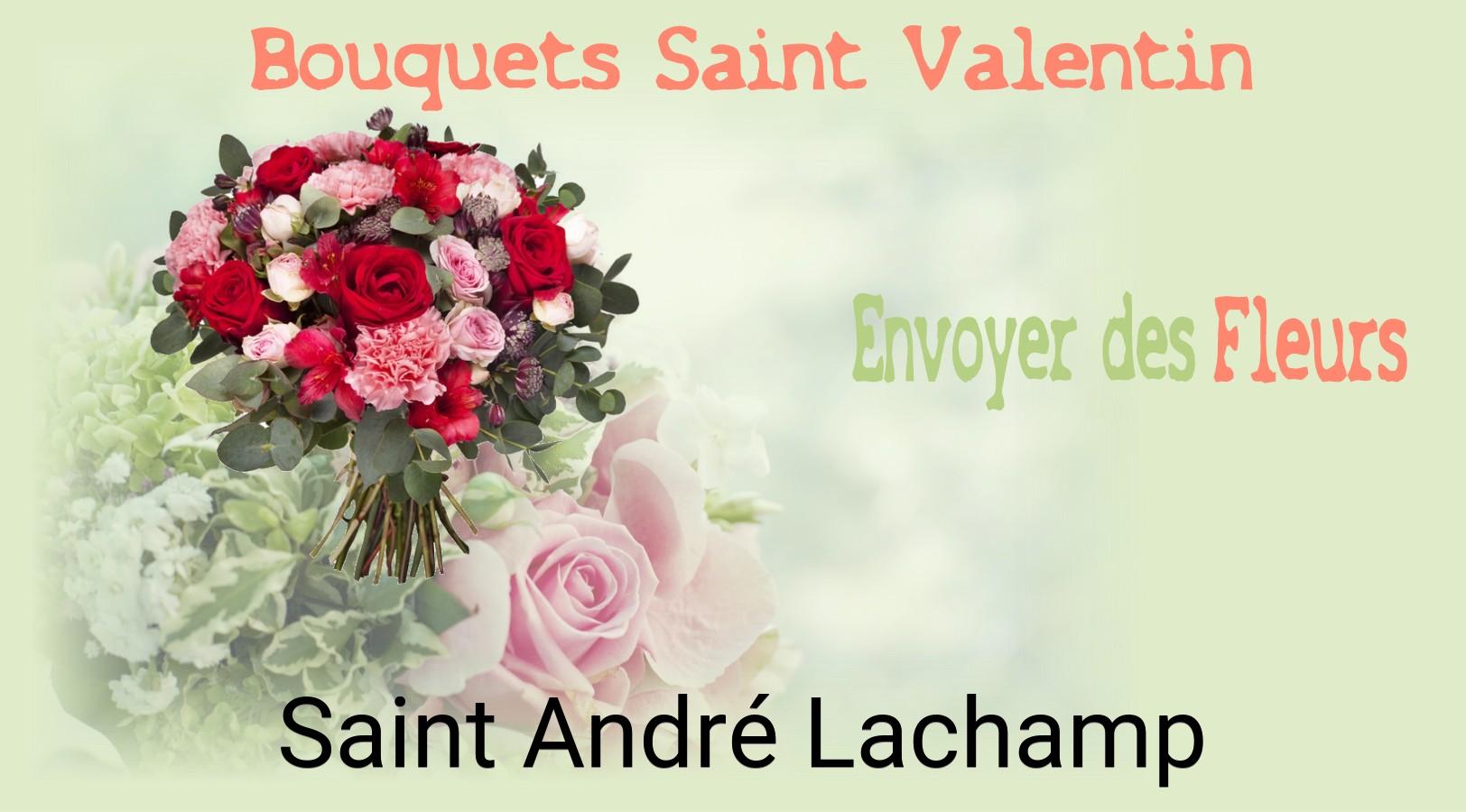 Roses de Saint-Valentin livrées à Saint-André-Lachamp